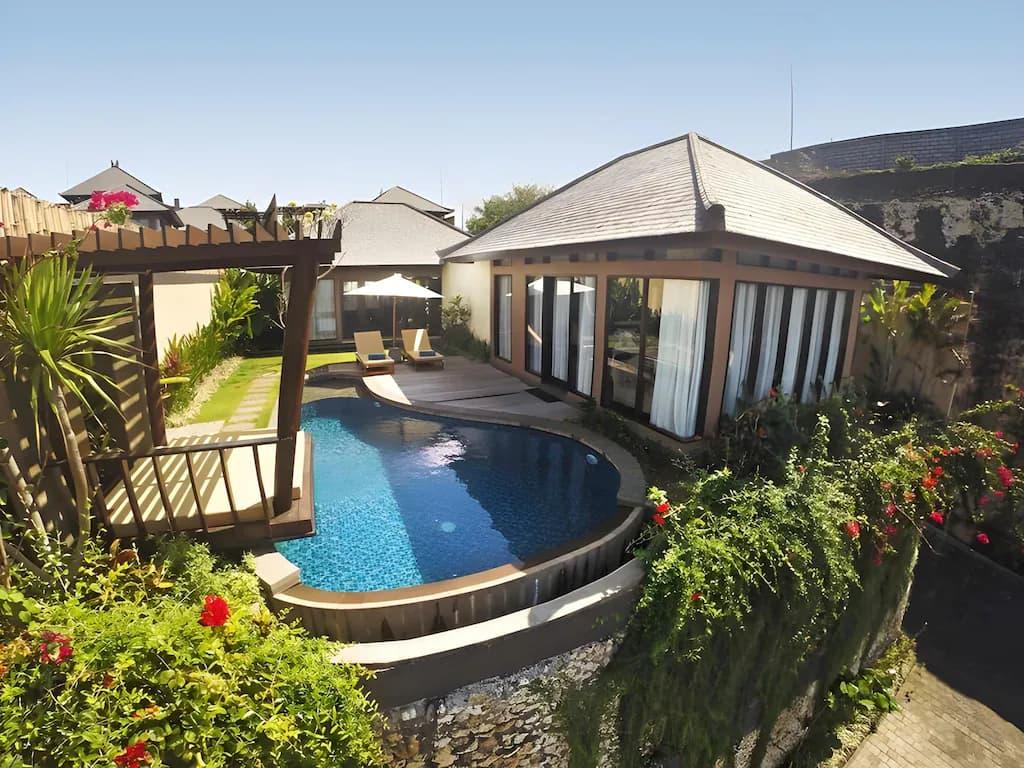 فيلا من غرفة نوم واحدة مع مسبح خاص