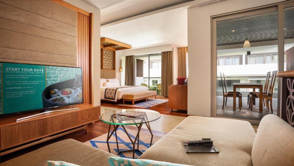 جناح مطل على الحديقة