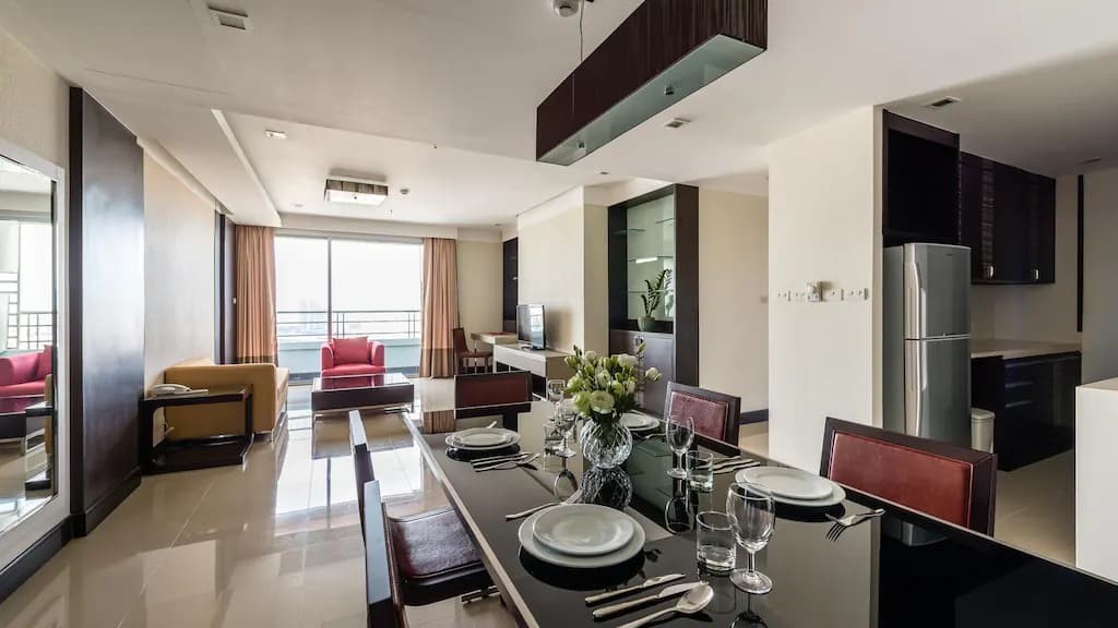 جناح ثلاثي بغرفتي نوم